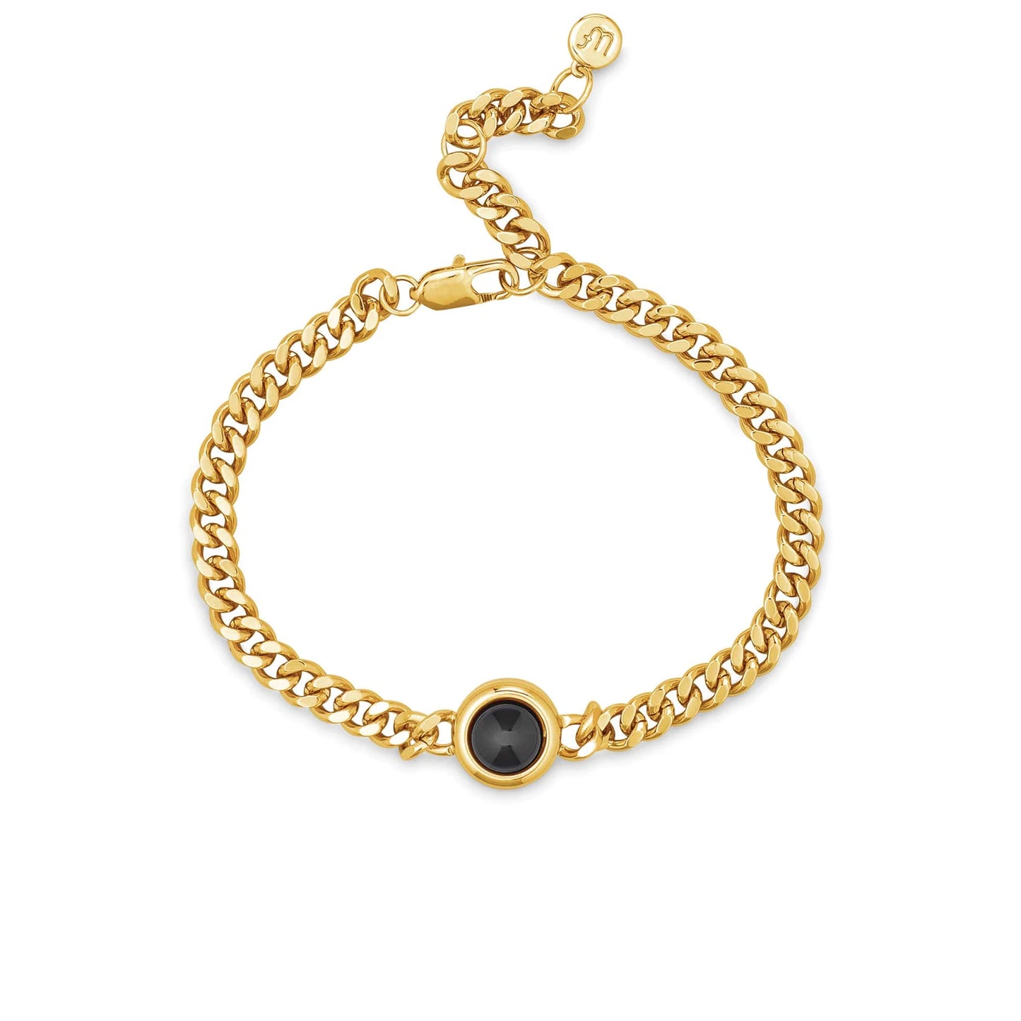 Bracciale Foto con Catena a Maglie